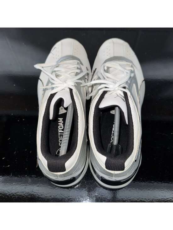 PUMA Tazon 6 FM Mens Athletic Cross Training Shoes Size 12 White Silver Black main image 6